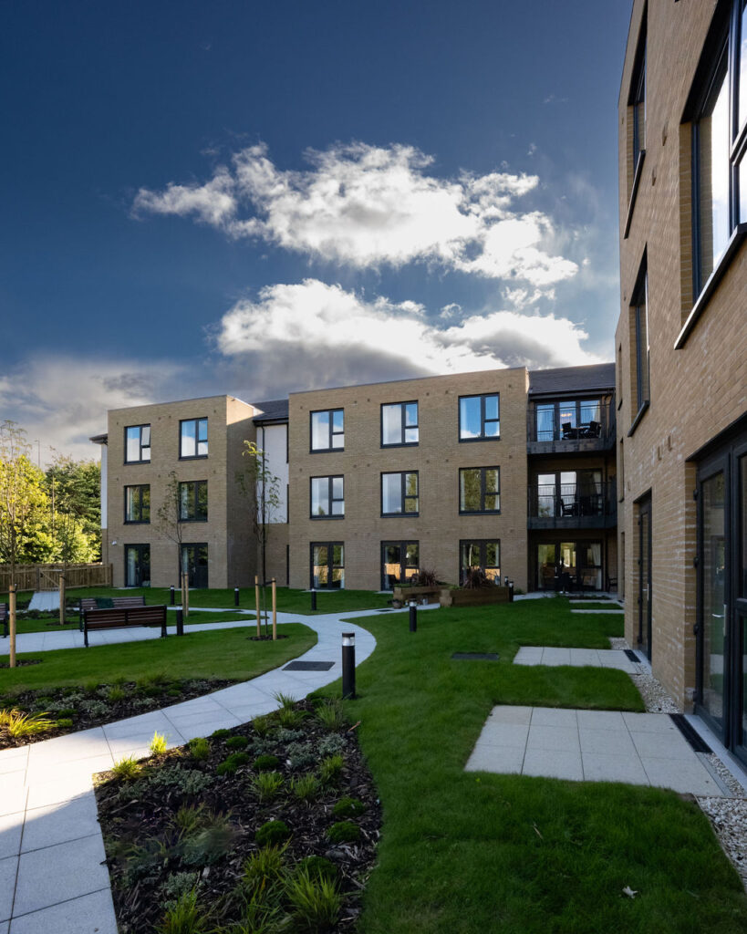 Exterior of Almond Valley Care Home