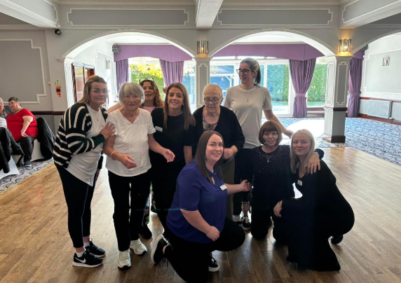 Residents at Almond Valley Care Home