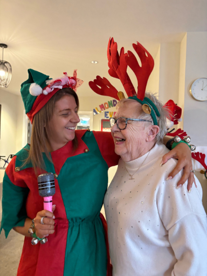 First Christmas at Almond Valley Care Home