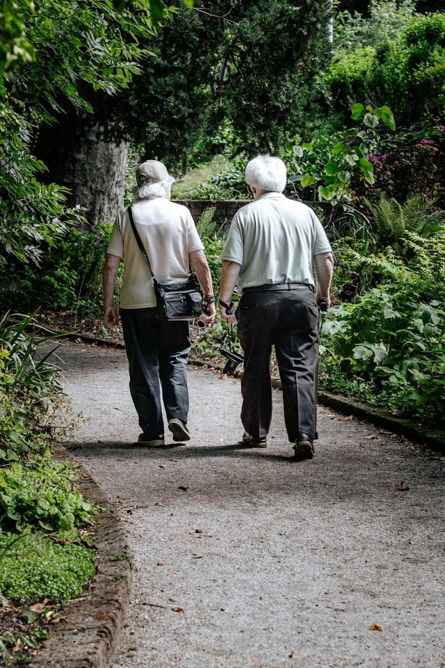 Residents walking - day trip