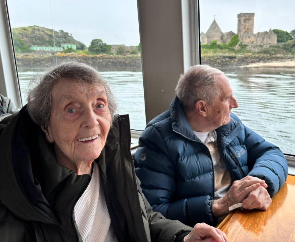 residents on a boat trip